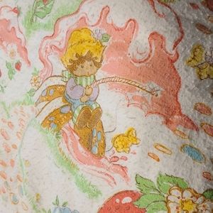 Vintage Strawberry Shortcake blanket